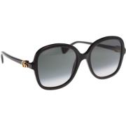 Iconische Zonnebrillen Verkoop Gucci , Black , Dames