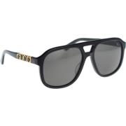 Gepolariseerde stijlvolle zonnebril voor mannen Gucci , Black , Heren