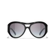 Sunglasses Chanel , Black , Dames