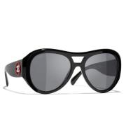 Sunglasses Chanel , Black , Dames