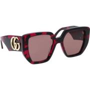 Iconische Zonnebril voor Vrouwen Gucci , Purple , Dames