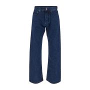 Straight Jeans Palm Angels , Blue , Heren
