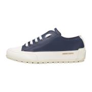 Buffed leather sneakers Sanborn S Candice Cooper , Blue , Heren