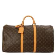 Pre-owned Canvas travel-bags Louis Vuitton Vintage , Brown , Dames