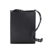 Pre-owned Leather shoulder-bags Jil Sander Pre-owned , Black , Dames