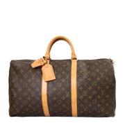 Pre-owned Canvas travel-bags Louis Vuitton Vintage , Brown , Dames