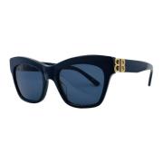 Dynasty Square Zonnebril Balenciaga , Blue , Dames