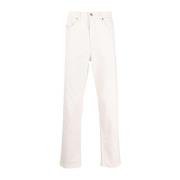 Witte Denim Jeans Diesel , White , Heren