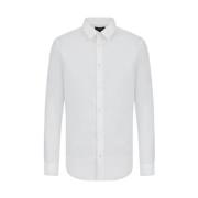 Lange mouwen shirt Emporio Armani , White , Heren