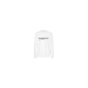Wit Classic Fit Sweatshirt Givenchy , White , Heren