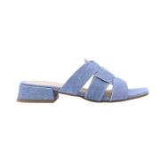 Stijlvolle Zomer Sliders E mia , Blue , Dames