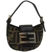 Pre-owned Canvas fendi-bags Fendi Vintage , Brown , Dames