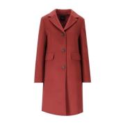 Single-Breasted Coats Max Mara Weekend , Red , Dames