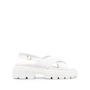 Sandals Santoni , White , Dames