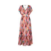 Maxi Dresses NAF NAF , Multicolor , Dames