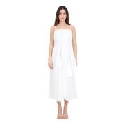 Midi Dresses Armani Exchange , White , Dames