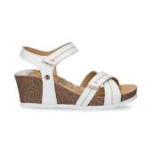 Wedges Panama Jack , White , Dames