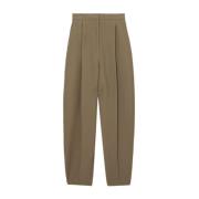 Wide Trousers Khaite , Beige , Dames