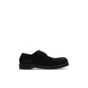 Zucca Zeppa leren sneakers Marsell , Black , Heren