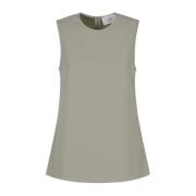 Sleeveless Tops Ami Paris , Green , Dames