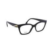 Originele Bril met Garantie Fendi , Black , Dames