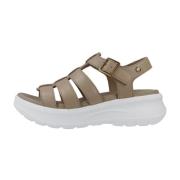 Stijlvolle Platte Sandalen Panama Jack , Beige , Dames