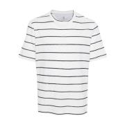T-Shirts Brunello Cucinelli , White , Heren