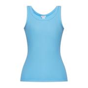 Geribbelde tanktop Hanro , Blue , Dames