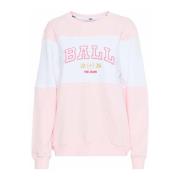 Gezellige Sweatshirt met Geborduurd Logo Ball , Multicolor , Dames