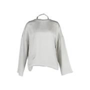 Pre-owned Acetate tops Valentino Vintage , Gray , Dames