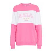 Gezellig Geborduurde Sweater Ball , Pink , Dames