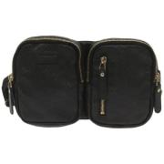 Pre-owned Leather gucci-bags Gucci Vintage , Black , Dames