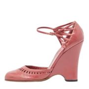 Pre-owned Leather heels Marc Jacobs Pre-owned , Pink , Dames