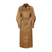 Trench Coats Max Mara , Brown , Dames