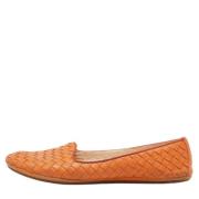 Pre-owned Leather flats Bottega Veneta Vintage , Orange , Dames