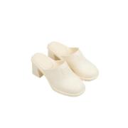 Pre-owned Fabric sandals Miu Miu Pre-owned , White , Dames