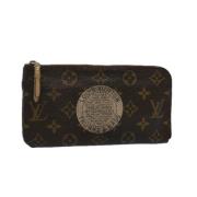 Pre-owned Canvas wallets Louis Vuitton Vintage , Brown , Dames