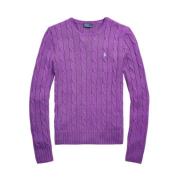 Round-neck Knitwear Polo Ralph Lauren , Purple , Dames