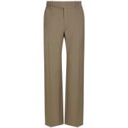 Straight Trousers Dolce & Gabbana , Brown , Heren