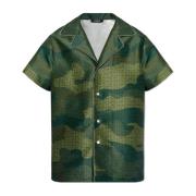 Shirt met korte mouwen Balmain , Green , Heren