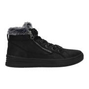 Warme Vegan Winter Sneaker Boot Skechers , Black , Dames