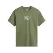 Tech Box T-Shirt voor Mannen Vans , Green , Heren