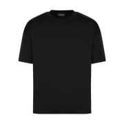 Stijlvolle T-Shirts Collectie Emporio Armani , Black , Heren