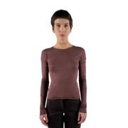 Pre-owned Silk tops Gucci Vintage , Purple , Dames