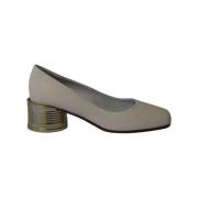 Pre-owned Leather heels Maison Margiela Pre-owned , Gray , Dames