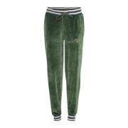 Gestreepte Geribbelde Sweatpants Hunter Ball , Green , Dames