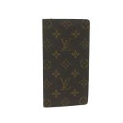 Pre-owned Cashmere wallets Louis Vuitton Vintage , Brown , Dames