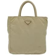 Pre-owned Fabric prada-bags Prada Vintage , Beige , Dames