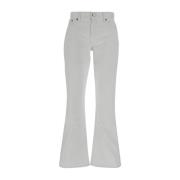 Flared Jeans Valentino , White , Dames
