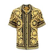 Multicolor Abstract Print Shirt Versace , Multicolor , Heren